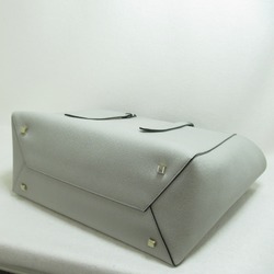 Valextra soft tote bag Gray Light gray leather