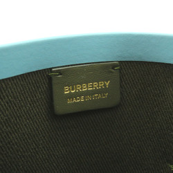 BURBERRY Bucket bag 2wayShoulder Green Olive green cotton Cotton/Polyurethane/Others 8073893