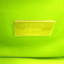 FENDI Baguette Chain Midi Green leather 8BR793AH9CF1JCM