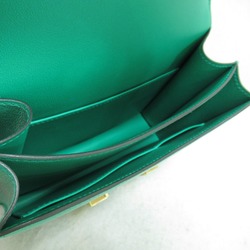 HERMES Constance Mini Menthe Shoulder Bag Green Menthe Shave leather