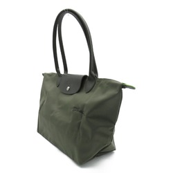 Longchamp Le Pliage Green M Shoulder Bag Green Forest recycled polyamide canvas L2605919479