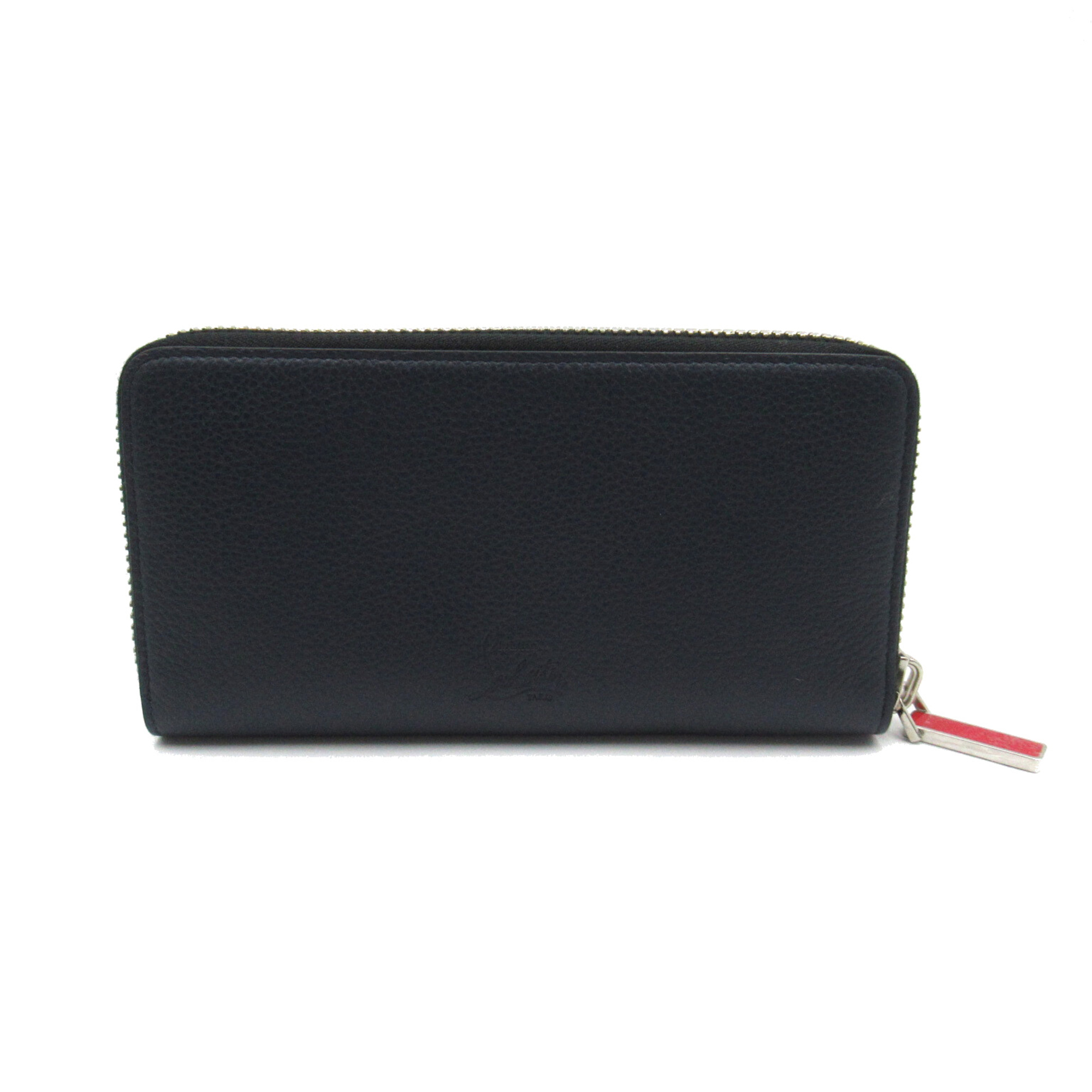 Christian Louboutin panettone wallet purse Navy leather 1165044V088
