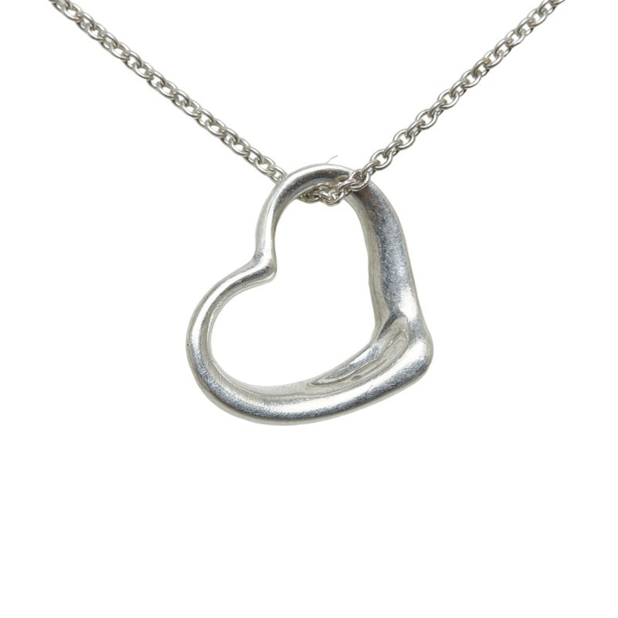 Tiffany Open Heart Necklace SV925 Silver Women's TIFFANY&Co.
