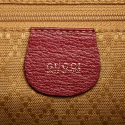 Gucci Bamboo Backpack 003 58 0016 Red Suede Leather Women's GUCCI