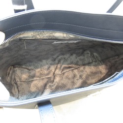 Vivienne Westwood Shopper Tote Bag Navy leather 4205004541214K401