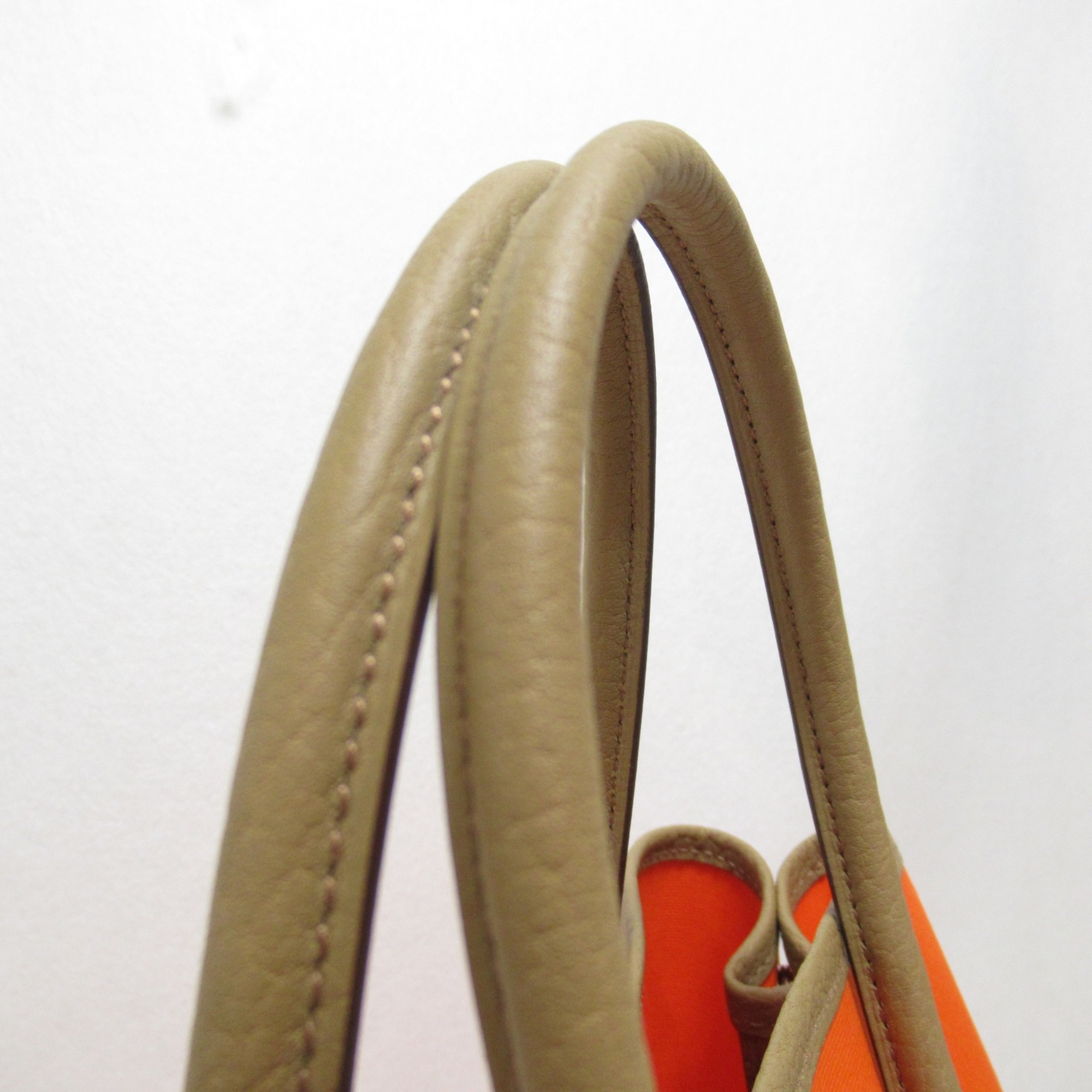 HERMES Garden TPMTote Bag Orange Biscuit Feu Negonda leather leather Towar Officche