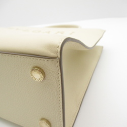 BVLGARI 2-way tote Other cream leather