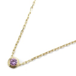 CARTIER Saphir Leger Pink Sapphire Necklace Necklace Pink  K18PG(Rose Gold) Pink sapphire Pink