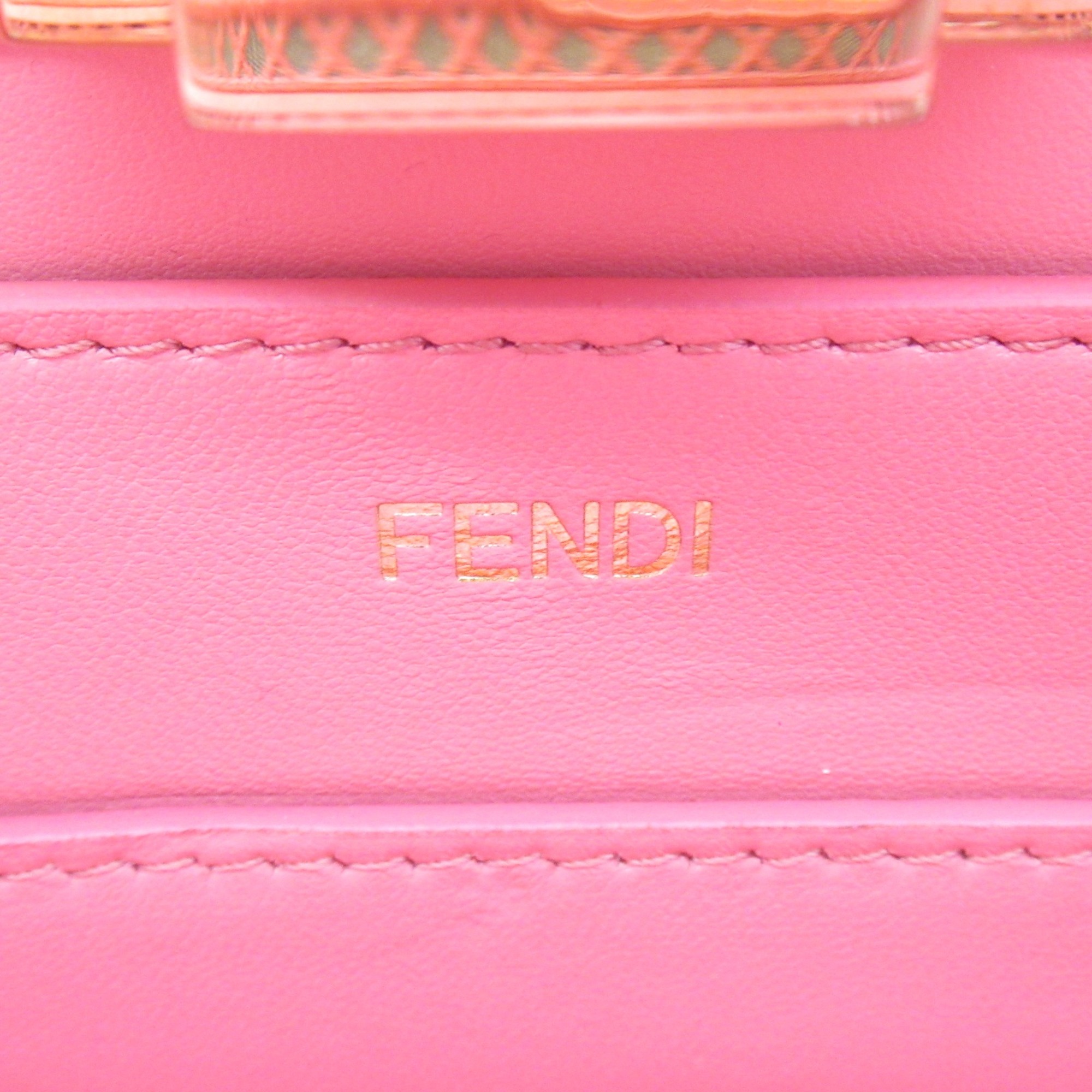 FENDI Peekaboo ISEEU Pink leather Pigskin 8BN321