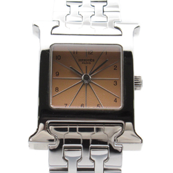 HERMES H watch Wrist Watch HH1.210 Quartz Pink  Stainless Steel