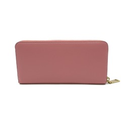 COACH Round long wallet Pink leather CH822B4S9M