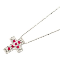JEWELRY Rubis Diamond Necklace Necklace Pink Clear K18WG(WhiteGold) Rubis Pink Clear