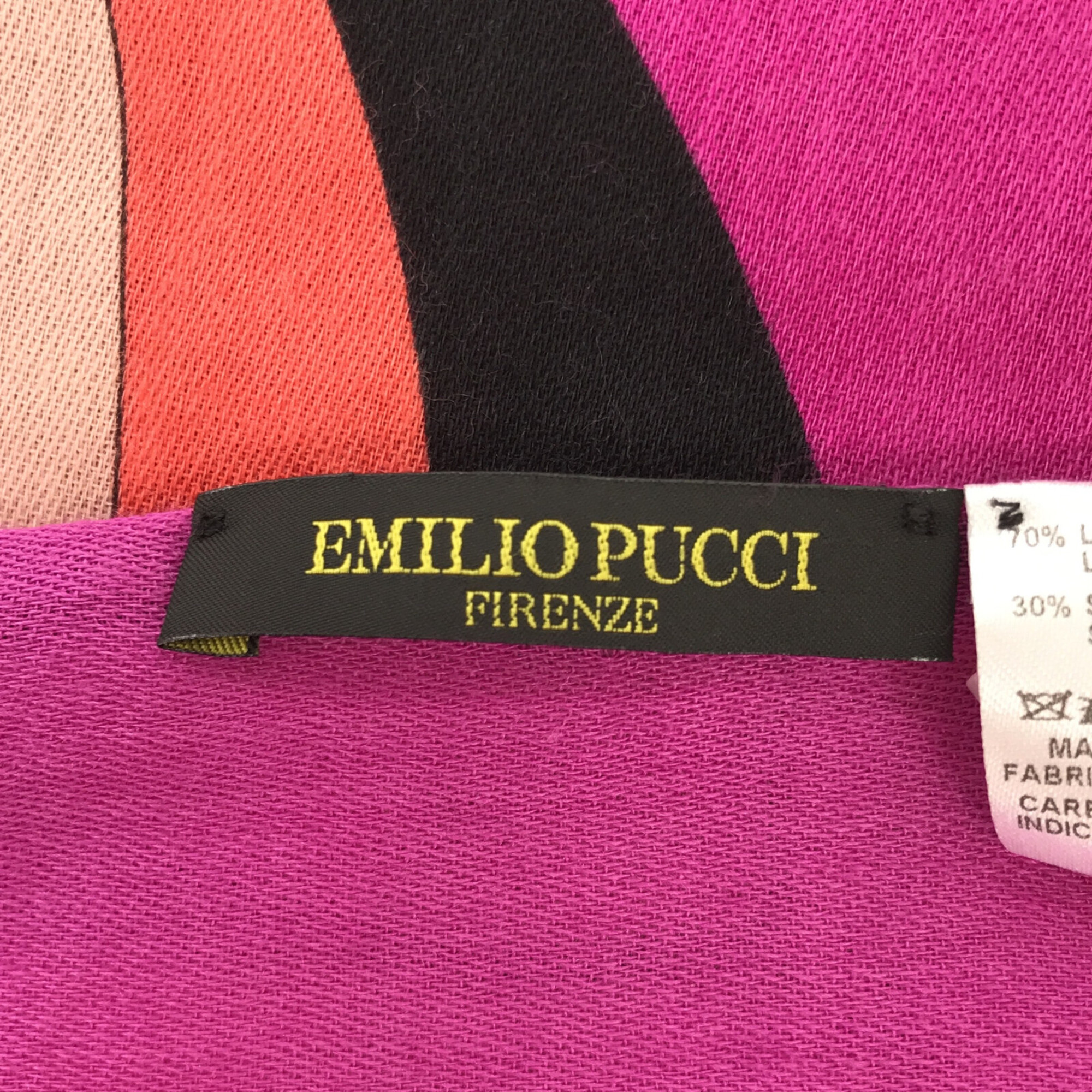 Emilio Pucci Scarf Purple wool