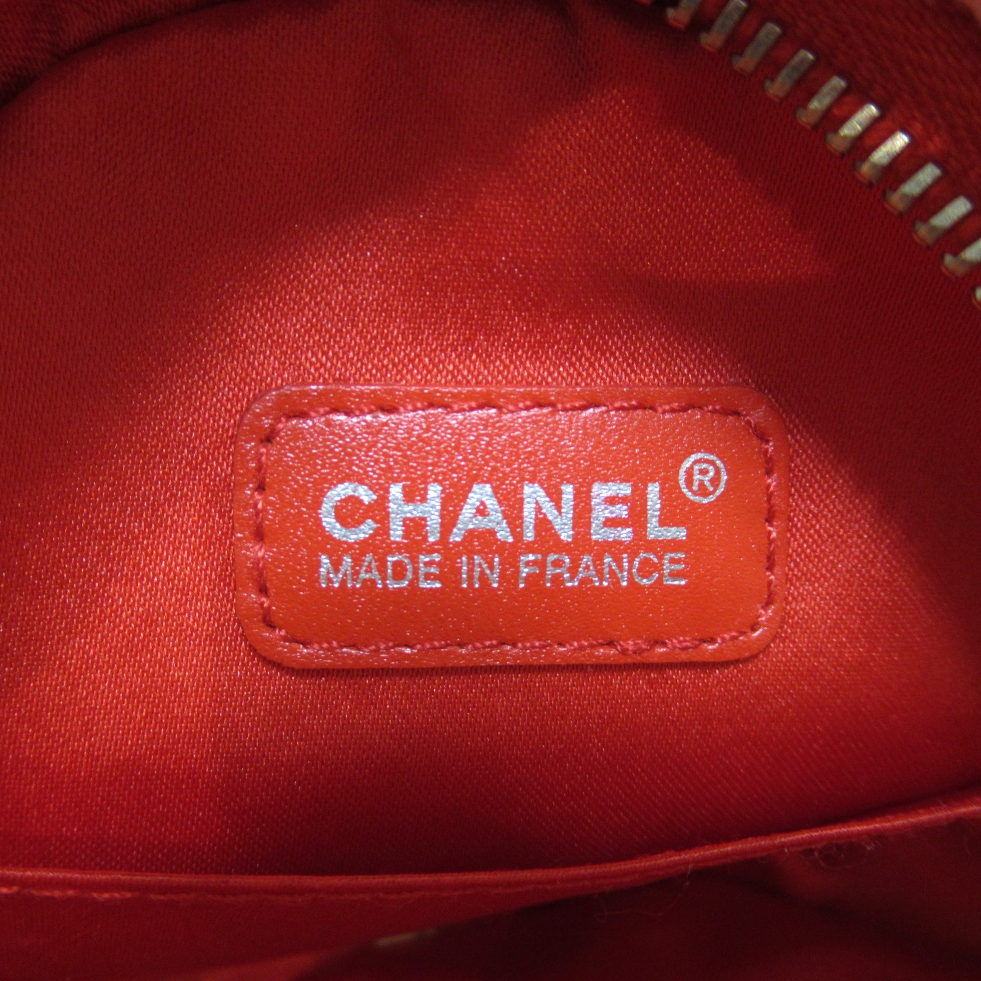 CHANEL New Travel Line Pouch Red Nylon