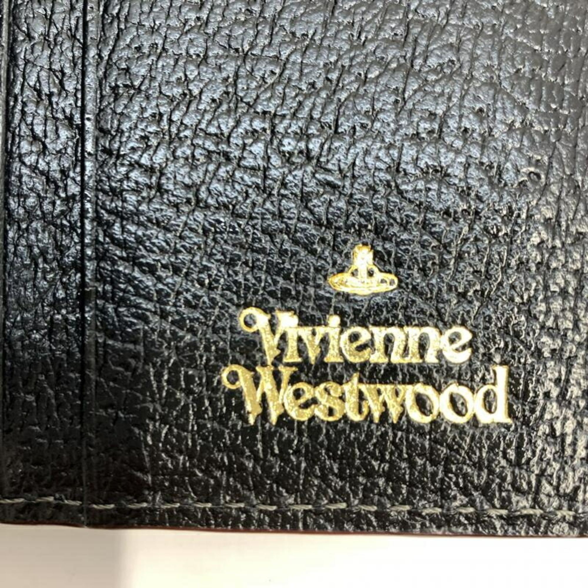 VivienneWestwood Tri-fold Wallet Orb Gold Vivienne Westwood