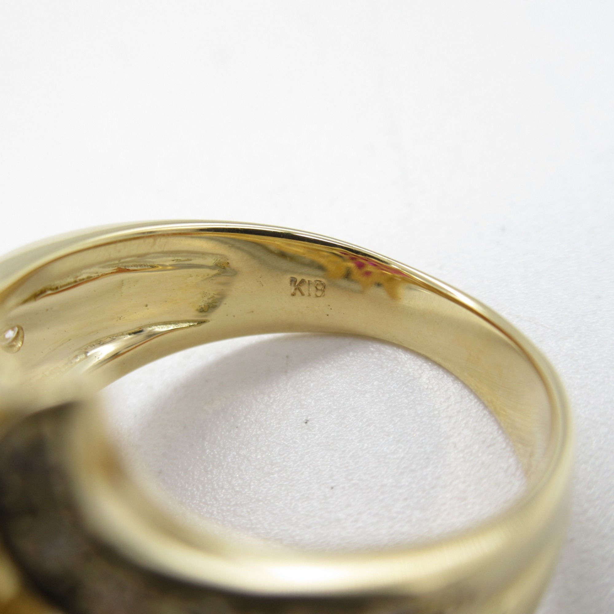 JEWELRY Rubis diamond ring Ring Red  K18 (Yellow Gold) Rubis Red