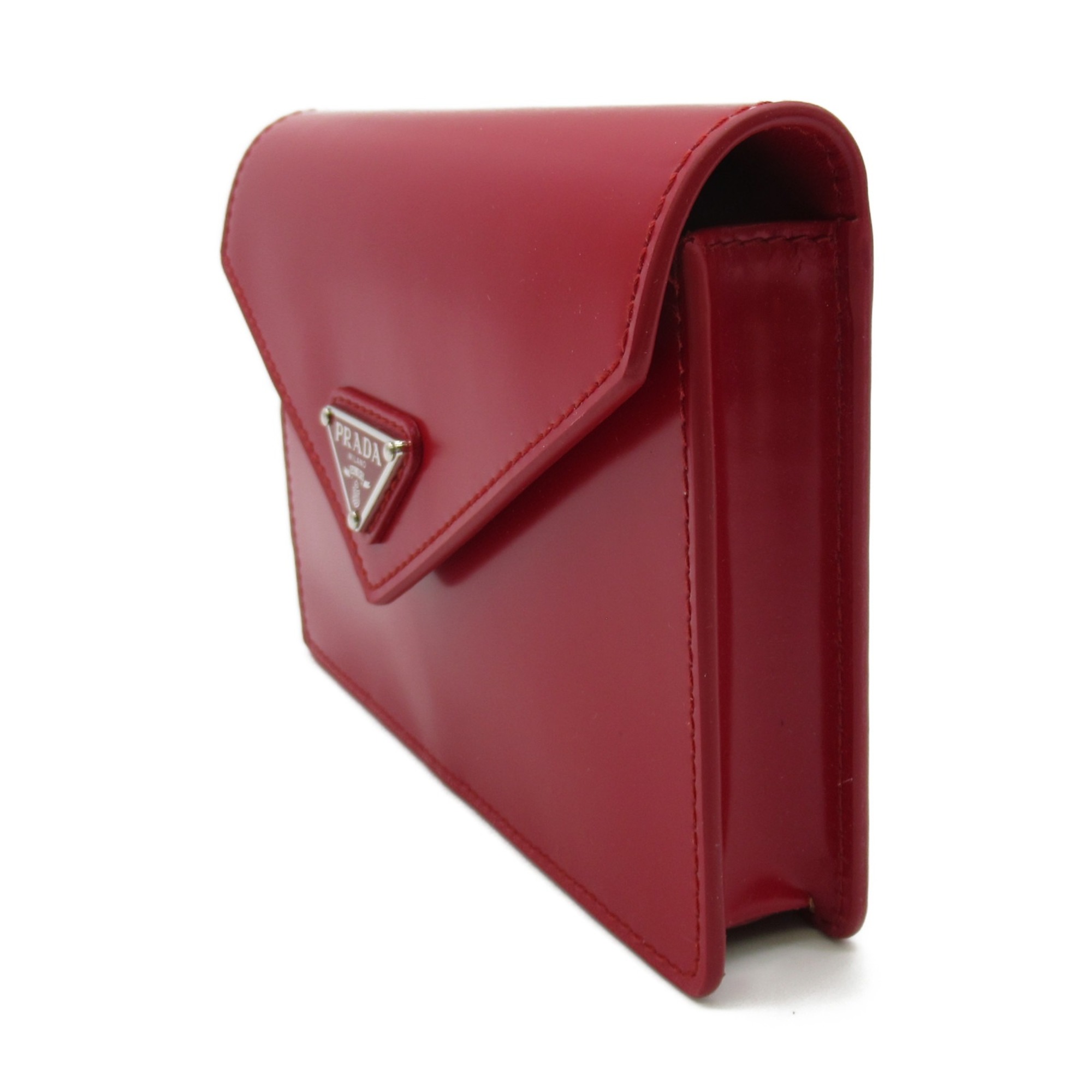 PRADA Pouch with playing cards Red leather 2SC0040DCF0D56