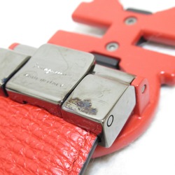 Salvatore Ferragamo belt Red Nero leather 67A254764167C105