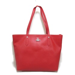 Vivienne Westwood Shopper Tote Bag Red leather 4205004541214H401