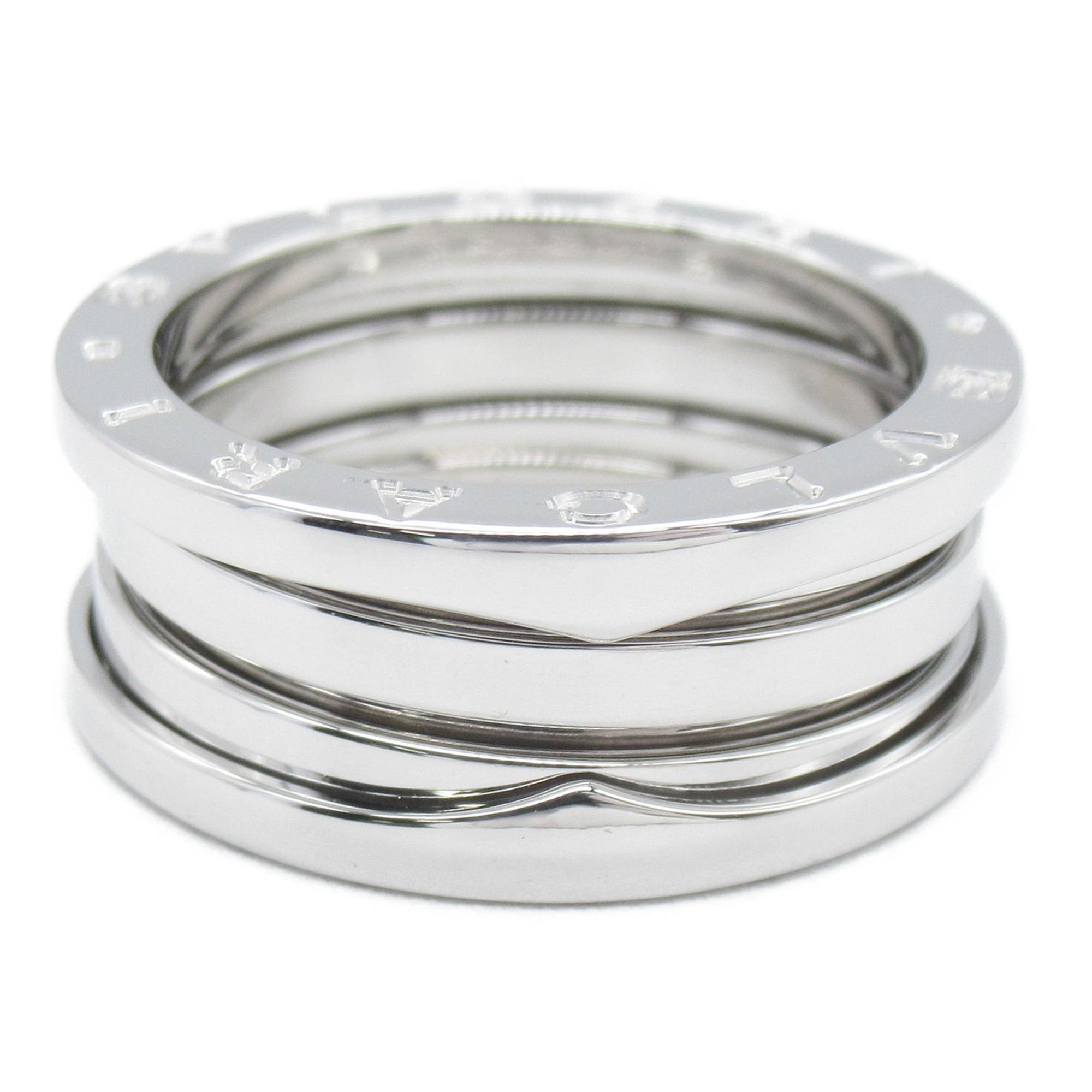 BVLGARI B-zero1 B-zero one ring S size Ring Silver  K18WG(WhiteGold) Silver