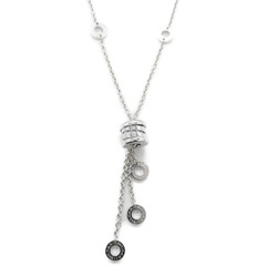 BVLGARI B-zero1 B-zero1 element Necklace Necklace Silver  K18WG(WhiteGold) Silver