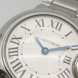 CARTIER Baron blue SM Wrist Watch W69010Z4 Quartz Silver  Stainless Steel W69010Z4