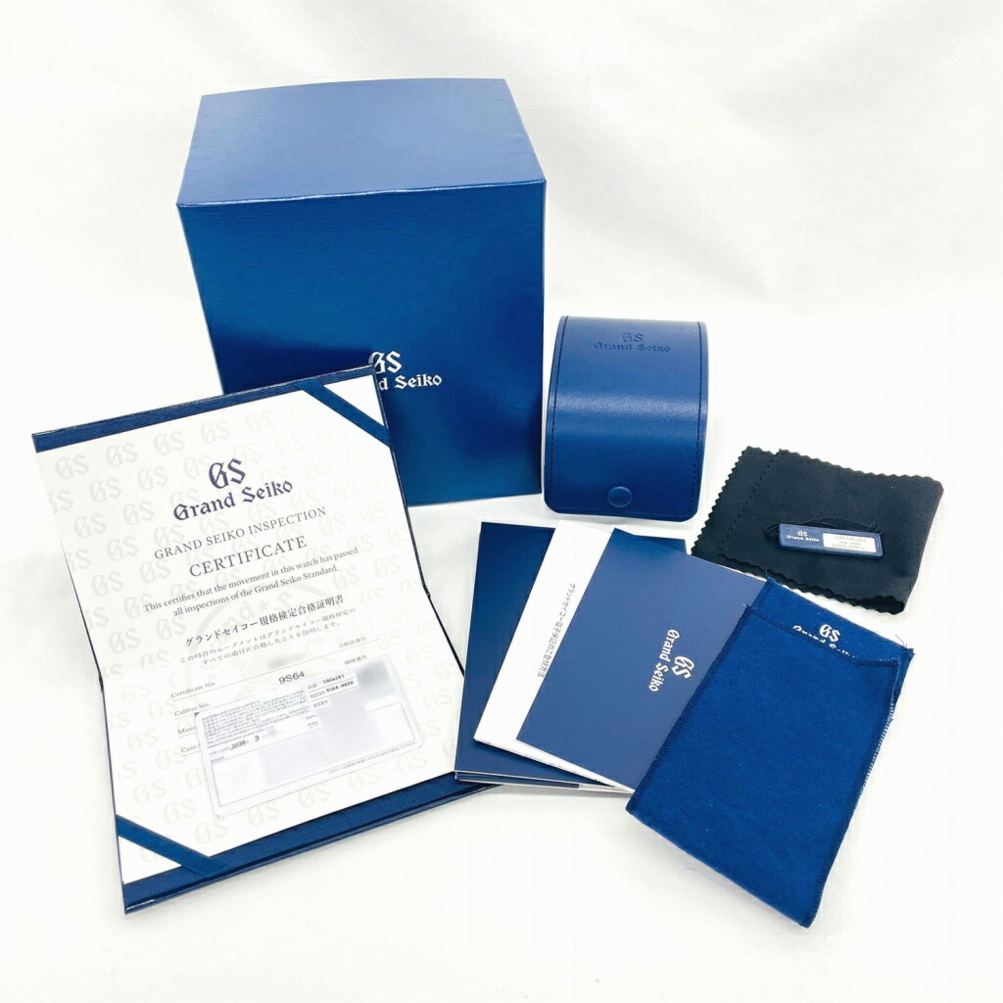 Seiko Grand Elegance Collection Mechanical Season SBGW283 / 9S64-00Z0 Blue Men's Watch