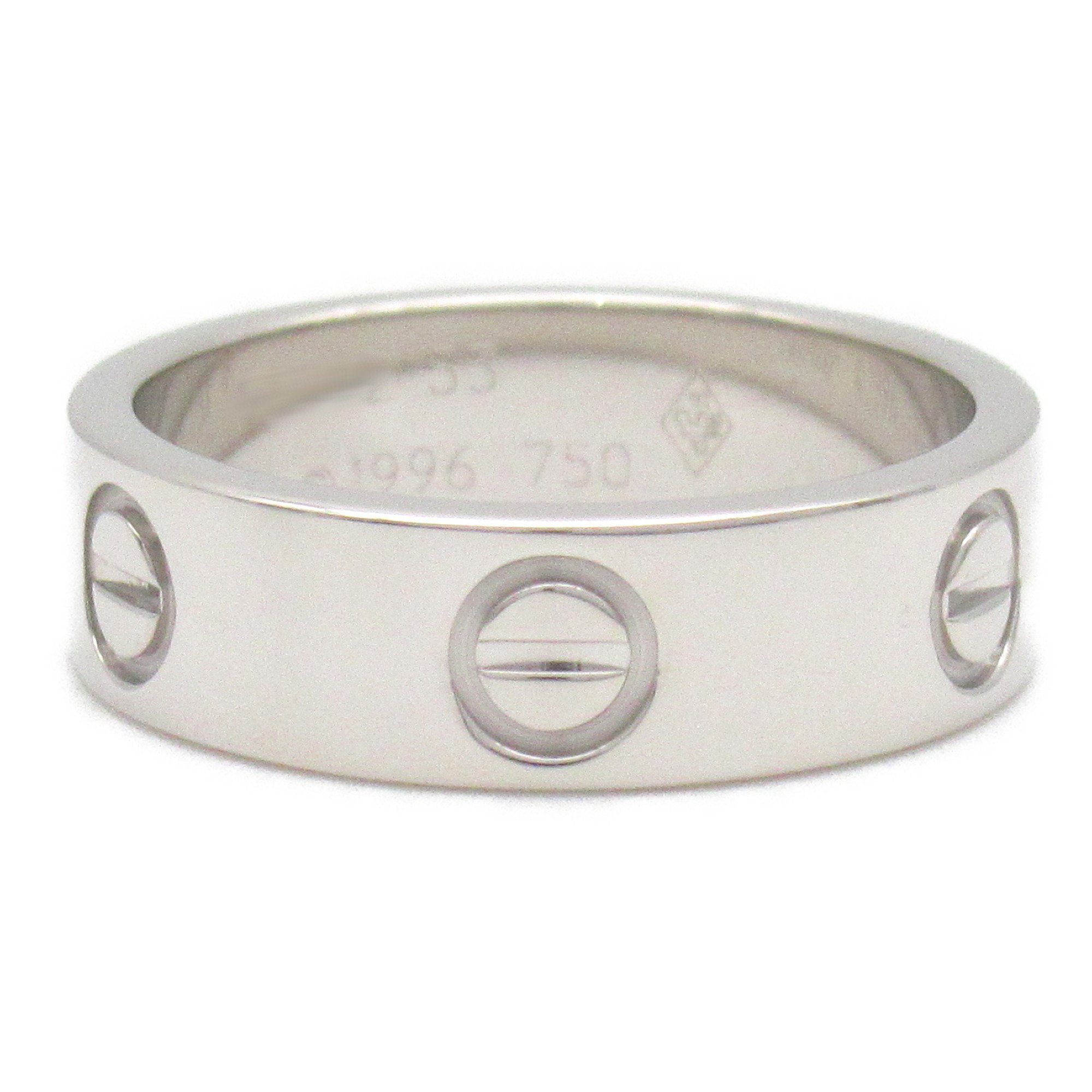 CARTIER love ring Ring Silver  K18WG(WhiteGold) Silver