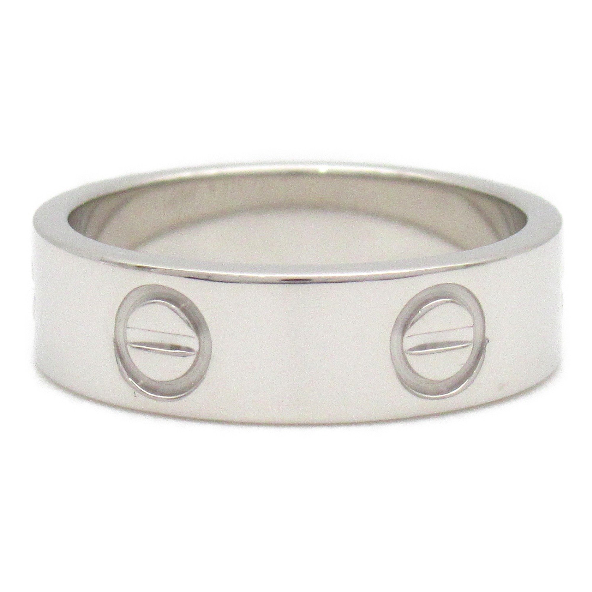 CARTIER love ring Ring Silver  K18WG(WhiteGold) Silver