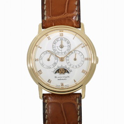 Blancpain Villeret Perpetual Calendar 5495-1418-55 White Men's Watch B7858