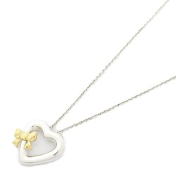 TIFFANY&CO Heart ribbon Necklace Necklace Silver  Silver925 Silver