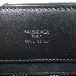 BALENCIAGA Small Tote Bag White Black canvas leather 7599412AAOK9260