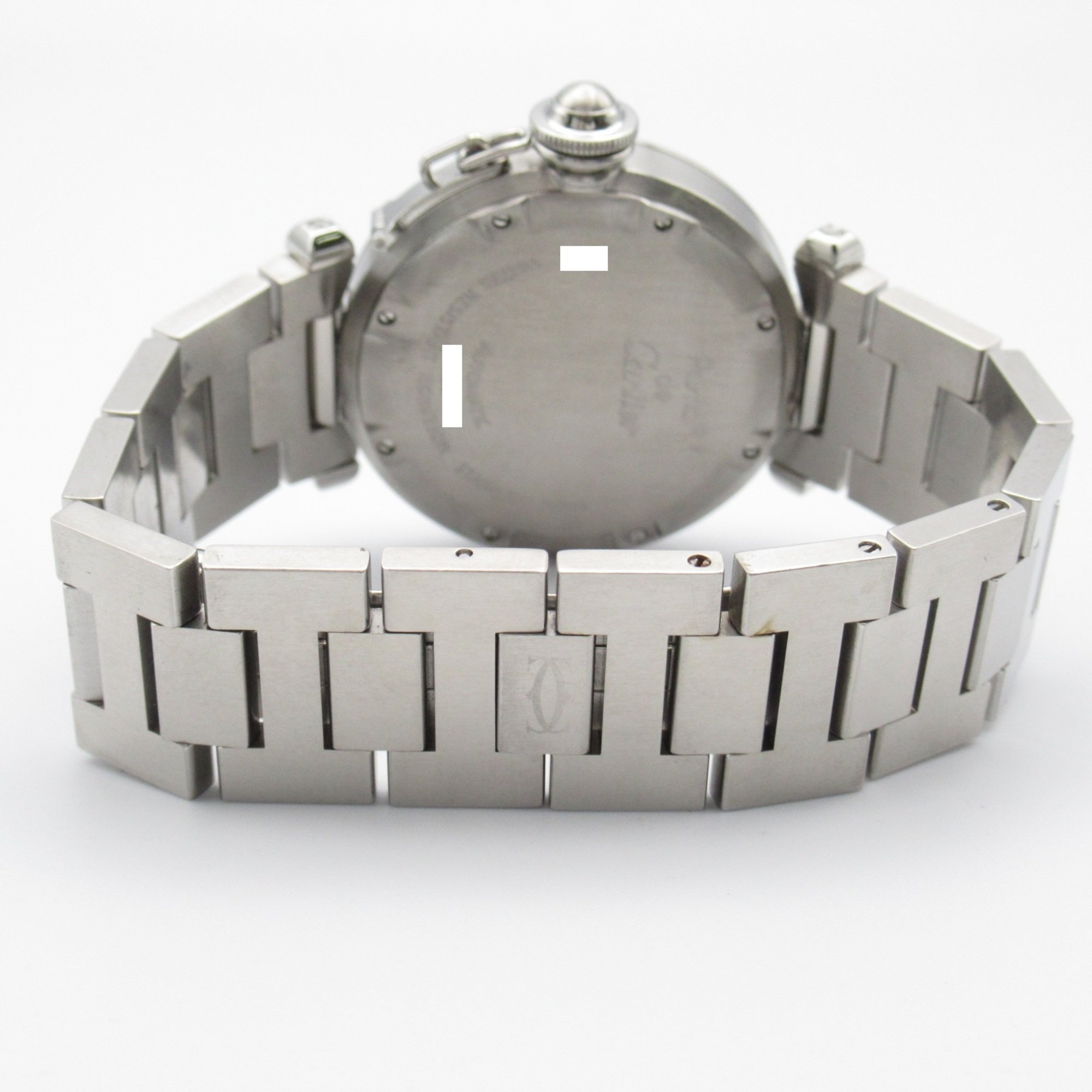 CARTIER Pasha C Big Date Wrist Watch W31055M7 Mechanical Automatic White  Stainless Steel W31055M7
