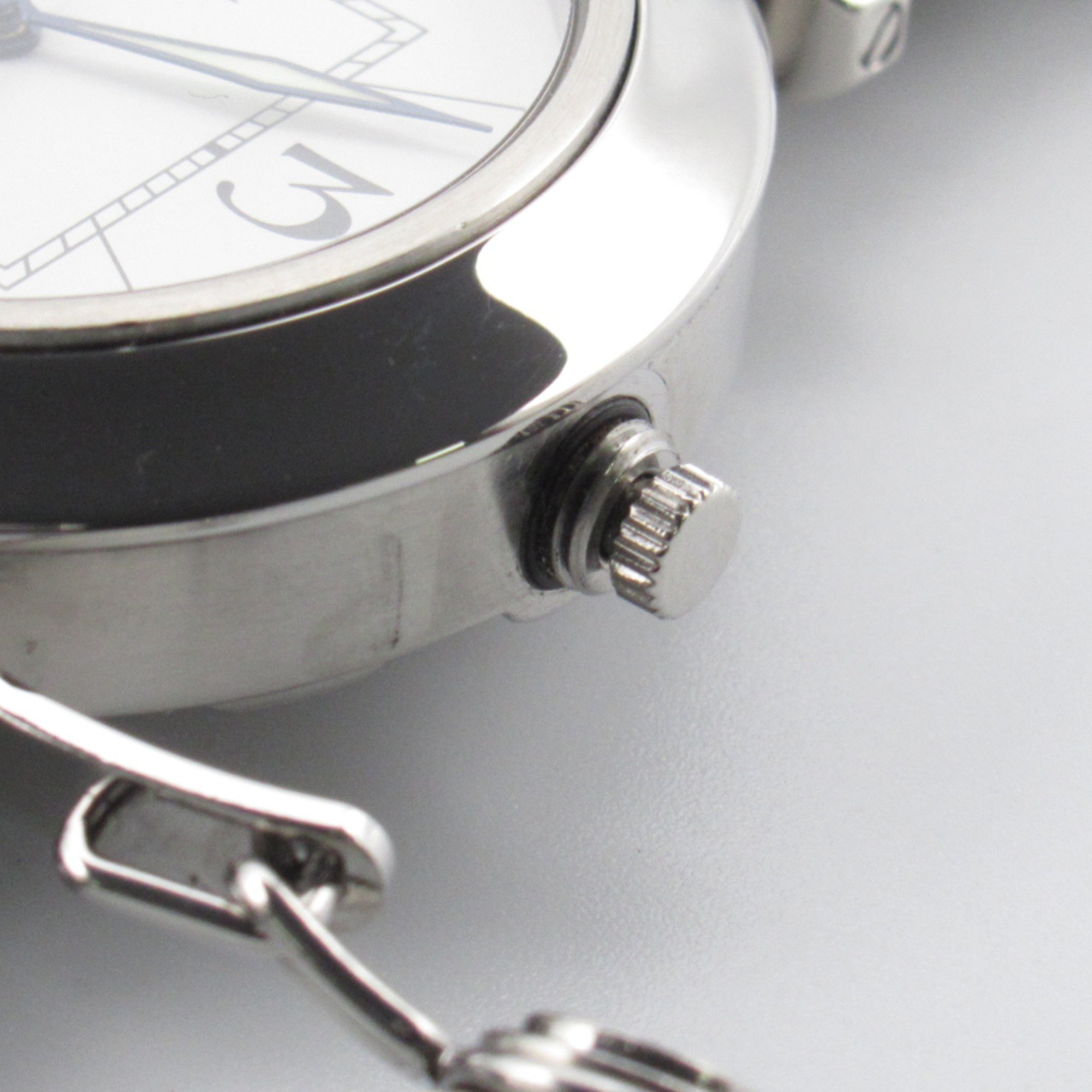 CARTIER Pasha C Big Date Wrist Watch W31055M7 Mechanical Automatic White  Stainless Steel W31055M7