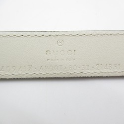 GUCCI belt White leather 409417AP00T902280