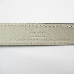 GUCCI belt White leather 409417AP00T902285