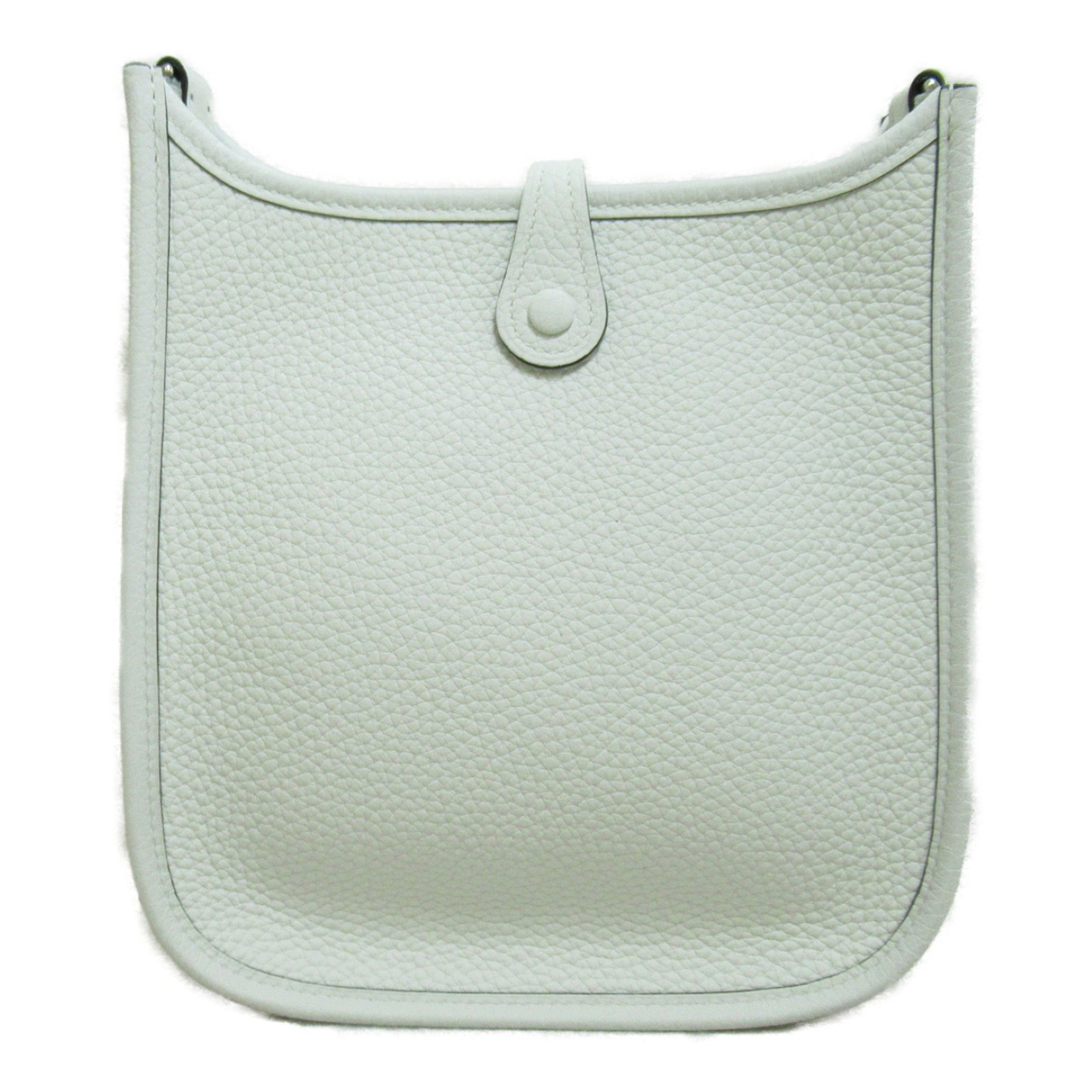HERMES Evelyn TPM New White Shoulder Bag White New White Taurillon Clemence leather