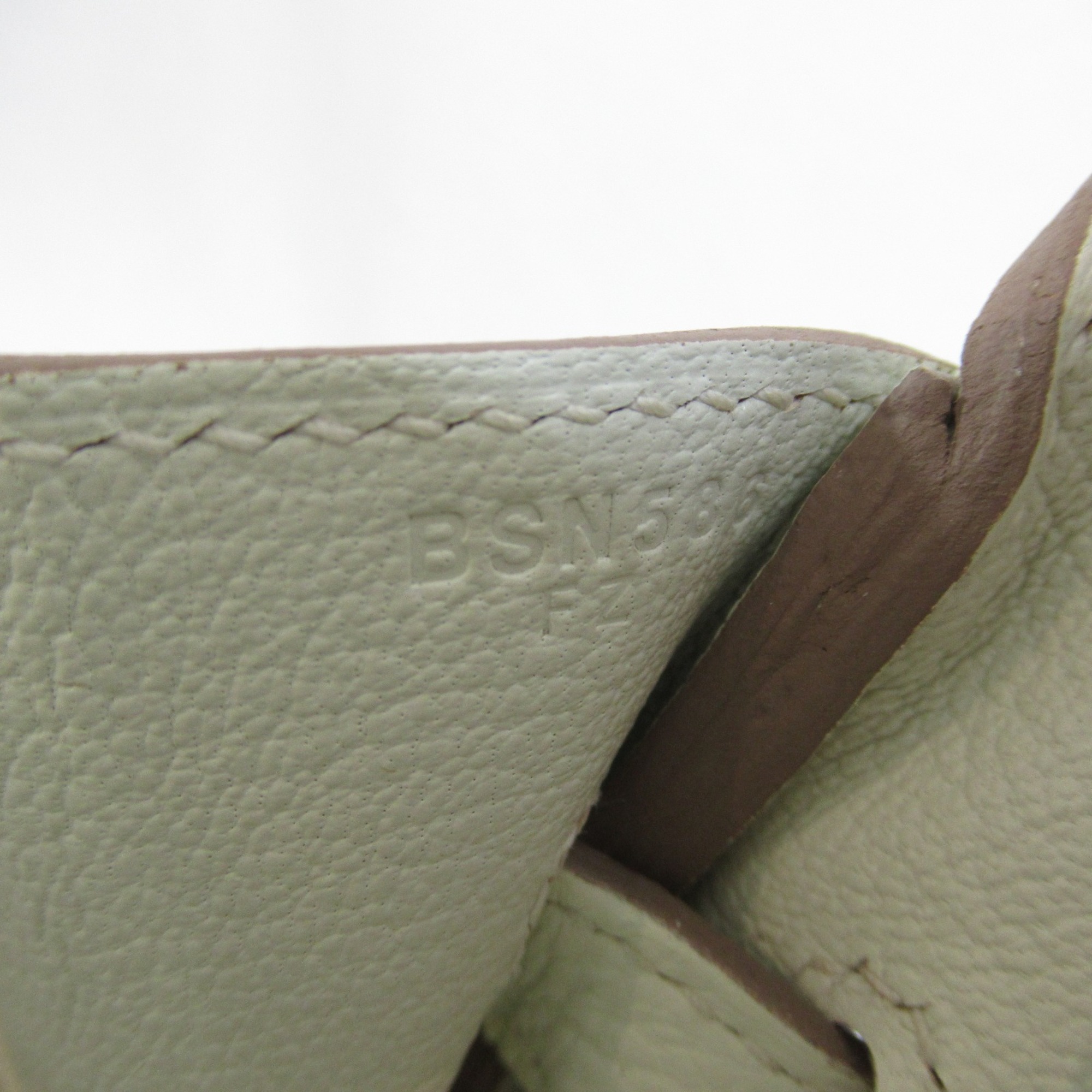 HERMES Birkin 30 handbag White Togo leather leather