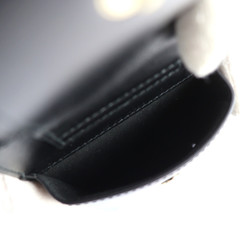 Salvatore Ferragamo Vara Phone Case Shoulder Bag 22 0381 Calf Leather Black Card Holder Smartphone Pochette