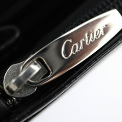 CARTIER Happy Birthday Long Wallet L3001240 Patent Leather Black Bifold Enamel