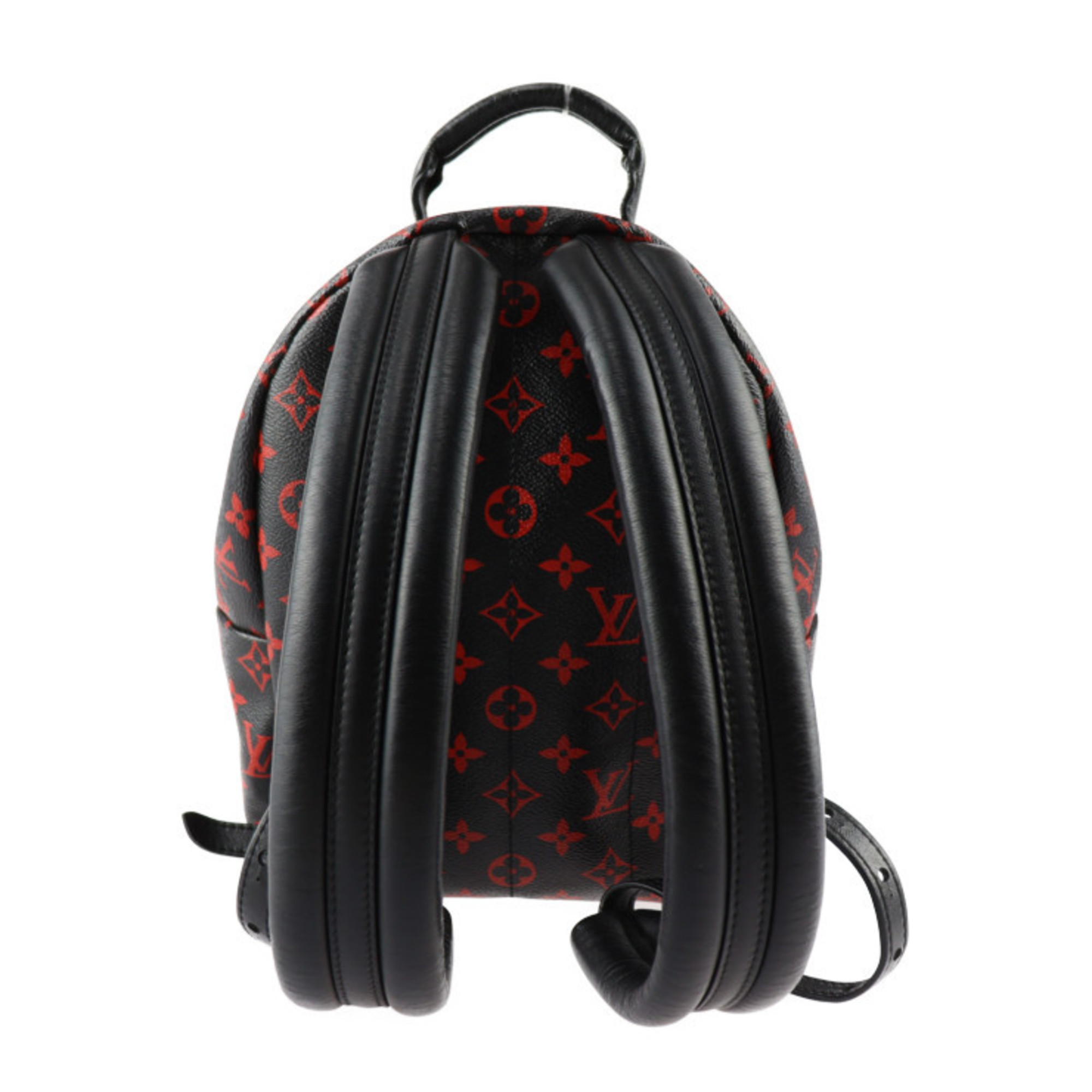 LOUIS VUITTON Louis Vuitton Palm Springs PM Backpack Rucksack/Daypack M41458 Monogram Canvas Anfleur Rouge Black x Red