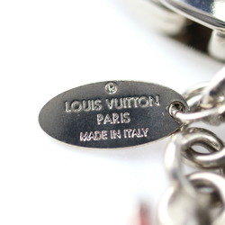 LOUIS VUITTON Bijou Sac Fleur de Epi Keychain M67126 Metal Silver Multicolor Bag Charm Vuitton