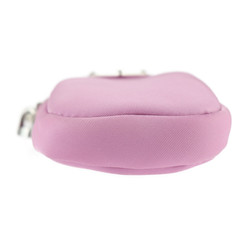 PRADA Prada Tessuto Pocket Keychain 1TT119 Nylon PRIMULA Pink Pouch Bag Charm Keyring Triangle