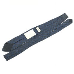 GUCCI Silk Tie Black Blue Gucci