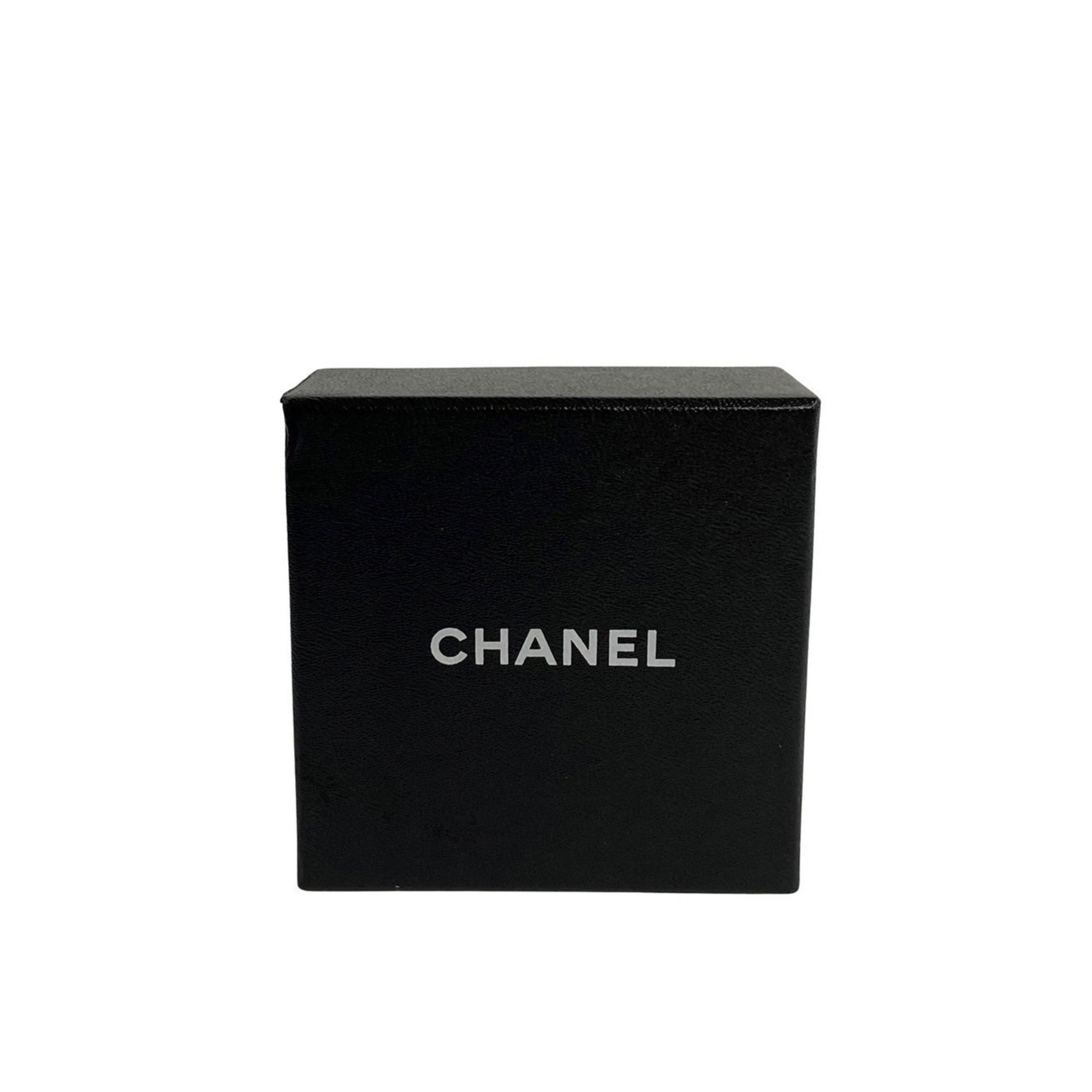 CHANEL Coco Mark Motif Color Stone Brooch Gold 57029