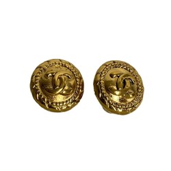 CHANEL Coco Mark Earrings and Ear Cuffs for Women, Gold, 14674