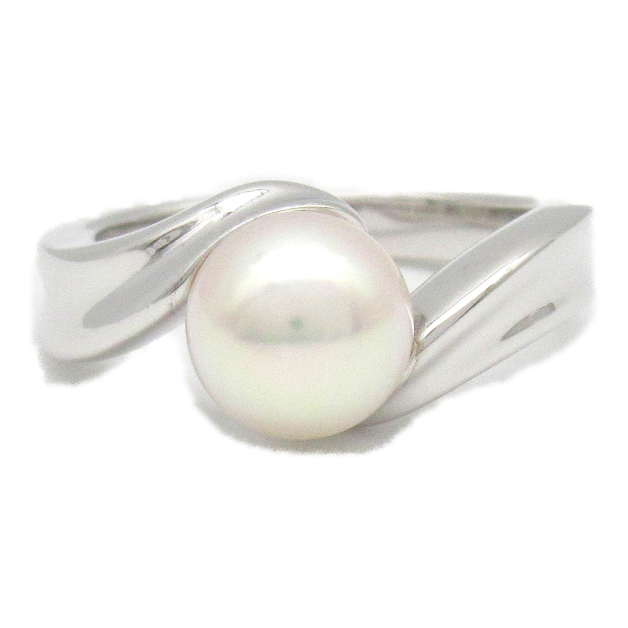 MIKIMOTO Pearl ring Ring White  K18WG(WhiteGold) Pearl White