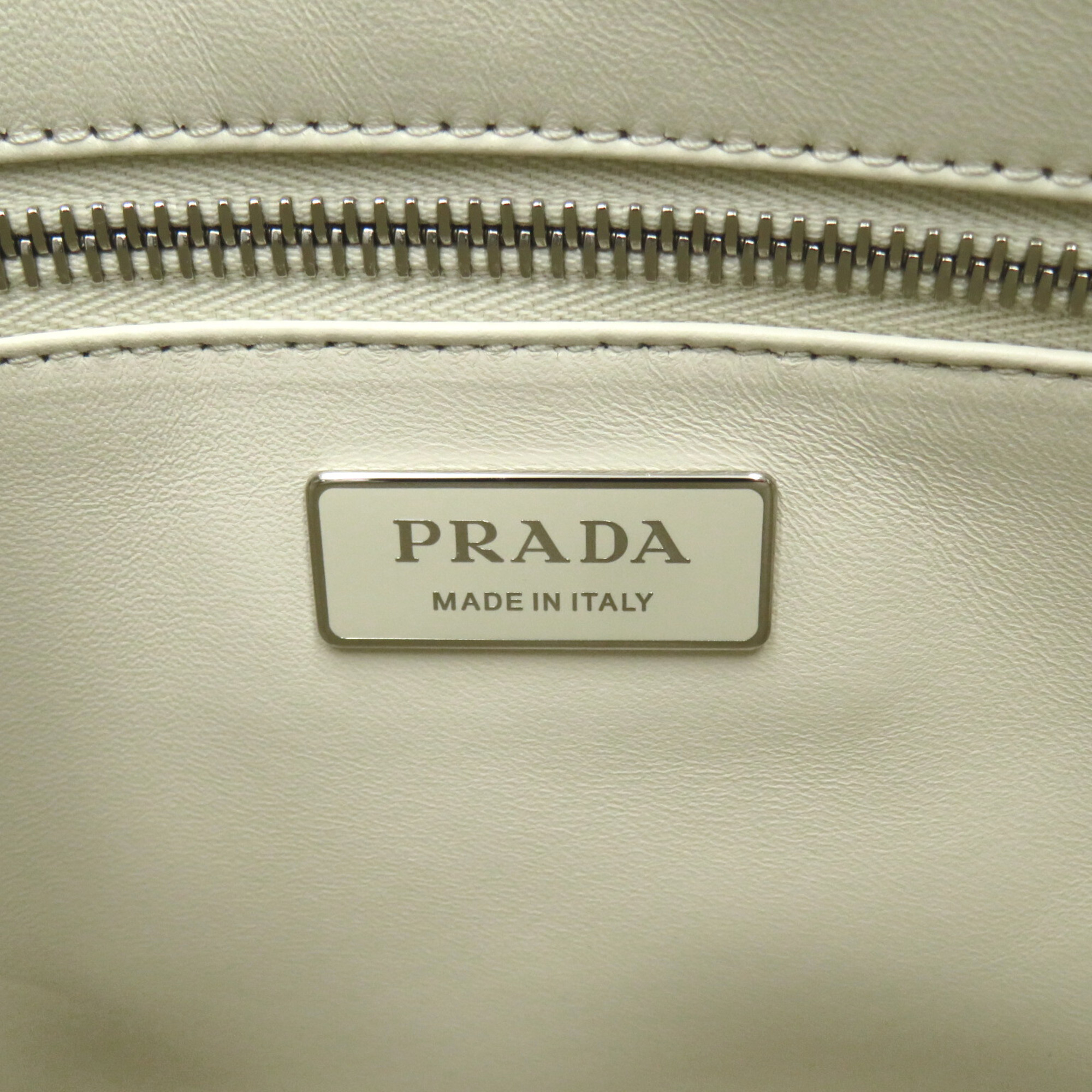 PRADA Antique 2wayShoulder White BIANCO leather 1BG458UVLF0009
