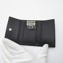 Vivienne Westwood 4 hooks key holder White madras check Safiano leather Saffiano print 51020001UL0057O101