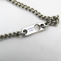 Louis Vuitton Collier Charms M63641 Pendant Necklace Metal,Monogram Eclipse Men,Women Silver